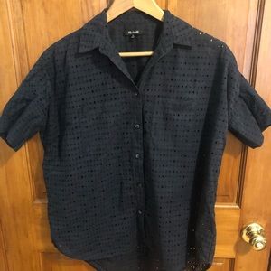 Madewell Eyelet Courier Shirt